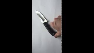 Кованый цельнометаллический нож "Зубренок"