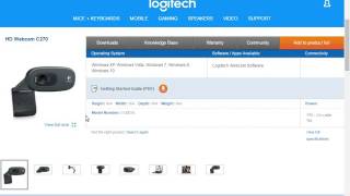 driver logitech webcam c270