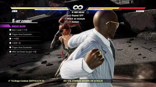 Dead or Alive 6 Zack Combo Challenges PS4 PRO
