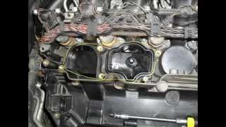 Замена фильтра сапуна (фильтра картерных газов) БМВ Е60 Replacement filter crankcase gases BMW E60