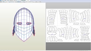 Как я делаю развертку модели в Pepakura Designer.