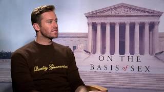 Cinemark interviews Armie Hammer of On the Basis of Sex