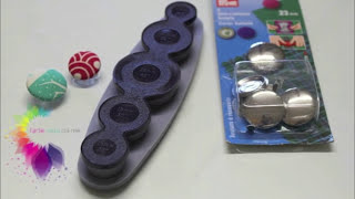 Come rivestire i Bottoni-Fabric cover buttons-Bottoni Personalizzati Fai Da Te-Buttons DIY