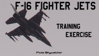 F-16 Fighter Jets: Training Exercise