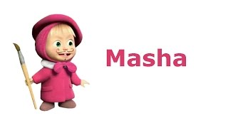 Маша  (Masha) Как рисовать Машу из Маша и медведь.
