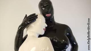Latex Lara and Latex Lea fully encased in rubber