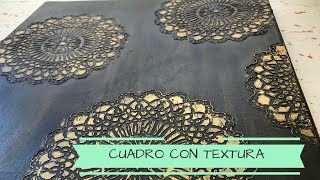 COMO PINTAR UN CUADRO FACIL CON TEXTURA