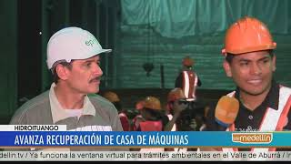Avanza recuperación de casa de máquinas del proyecto hidroeléctrico Ituango