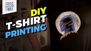 How to Print a T-shirt at Home | Black Panther
