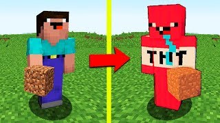 НУБ ПРОТИВ НУБ ИЗ ТНТ НЕВИДИМКА В МАЙНРАФТ! НУБИК И ТРОЛЛИНГ ЛОВУШКА MINECRAFT Мультик ДИНАМИТ