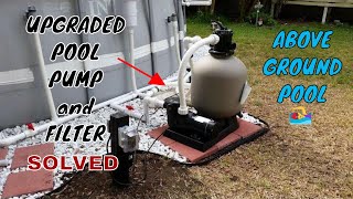 HOW TO  Upgrade INTEX POOL with HARD PLUMB, POOL PUMP, SAND FILTER, and SALT WATER GENERATOR (SWG)