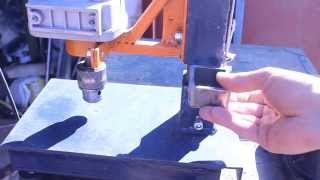 Самодельная стойка для дрели своими руками.Часть6.Homemade drill press