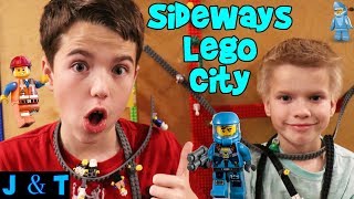 LEGO CITY SIDEWAYS!! / Jake and Ty