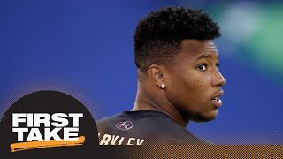 First Take debates if Browns should draft Saquon Barkley | First Take | ESPN