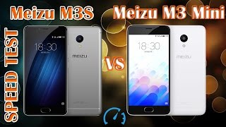 Speed Test Meizu M3S vs Meizu M3 Mini (сравнение скорости работы)