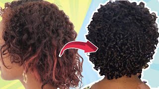 TIRANDO A QUÍMICA DO CABELO CRESPO CACHEADO (Big Chop  acaba transição capilar?) @Faladantas