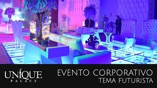 Evento Corporativo Tema Futurista — Unique Palace