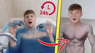 I Spent 24 Hours In POWERADE… **EPIC LIFE HACK**