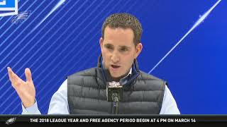 Eagles Press Pass: Executive VP Of Football Operations Howie Roseman (2/28/18)