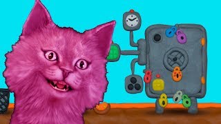 КАК открыть ЭТОТ СЕЙФ? ГДЕ ключ от 12 замков? Кошечка играет в игру