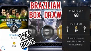 Brazilian 53 stars Box draw pack Opening in Pes 2018 Mobile