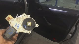 Замена мотор стеклоподъемника передние двери форд мондео