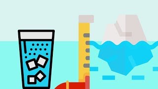 ¿Cuándo el hielo se derrite aumenta el nivel del agua?
