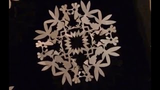 ❄ Paper Snowflake Rooster ❄ Снежинка  Петух  Символ 2017 года