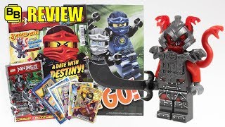 LEGO NINJAGO MAGAZINE ISSUE 26 VERMILLION WARRIOR REVIEW