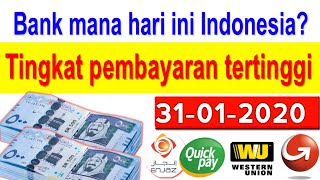 31-01-2020 Saudi riyal exchange rate into Indonesian currency by today Saudi riyal rate
