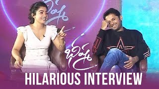 Nithin & Rashmika Valentine's Day Special Interview About Bheeshma | Manastars