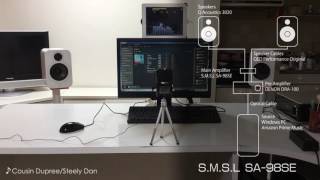 Q acoustics 3020 with DENON DRA-100 vs SMSL SA98SE vs FX-AUDIO FX1002A