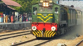 EMD Whistle Special | HGMU-30 8212 High Speed Cross Through SadiqAbad | 28DN Shalimar Express