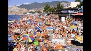 СУДАК. ПЛЯЖИ БИТКОМ! ЛУЧШИЙ ПЛЯЖ В СУДАКЕ. ЦЕНЫ В СУДАКЕ. КРЫМ 2018