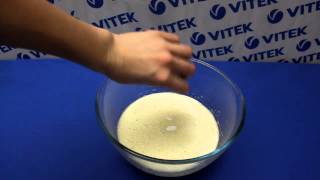 Рецепт приготовления бананового пирога на кефире в микроволновой печи VITEK VT-1661 W
