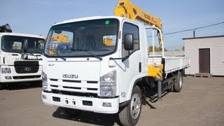 Кран манипулятор ISUZU с КМУ 5 тонн и вылетом стрелы 11,2 м