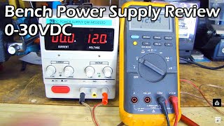Bench Power Supply Full Review (variable 0-30V & 0-10A)