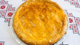 Тесто для пирога Пирог с сыром,яйцом и луком Пиріг з сиром яйцем і цибулею Тісто для пирога