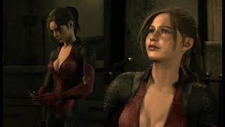 Claire Redfield Battlesuit Costume Mod Opening Gameplay - Resident Evil 2 Remake