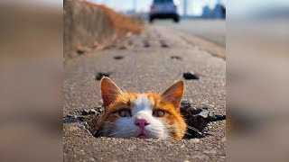 Смешные кошки 2019 Новые приколы с котами до слёз, смешные коты приколы 2019 funny cats #61