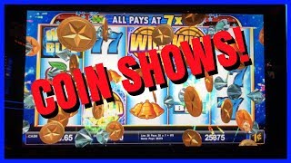 ? COIN SHOWS + Big Slot Machine Wins ??✦ Slot Machine Pokies w Brian Christopher