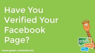 How To Verify Your Facebook Page