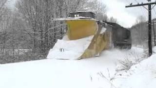 Chasing a Norfolk Southern Snow Plow on the Southern Tier 1-4-2003