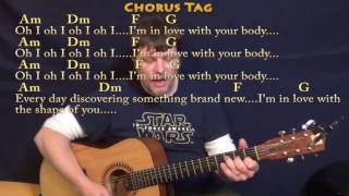Shape of You (Ed Sheeran) Strum Guitar Cover Lesson in Am with Chords/Lyrics