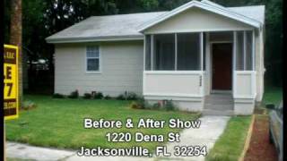 Fixer Upper - Before & After - 1220 Dena St, Jacksonville, FL 32254