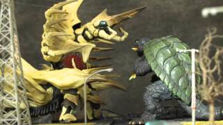 ガメラｖｓレギオンジオラマ「最終決戦 （a Decisive Battle）」
