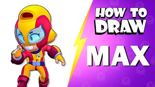 Как Нарисовать Макса|How to Draw MAX|Бравл Старс|Brawl Stars