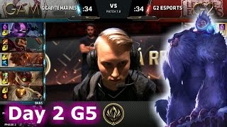 Gigabyte Marines vs G2 eSports | Day 2 LoL MSI 2017 Group Stage | GAM vs G2 Mid Season Invitational