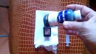 Заправка черного оригинального картриджа HP 122 black
