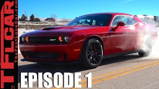 2016 Dodge Challenger Hellcat Burnout & 0-60 MPH & MPG Review - Hellcat VS. Ep.1